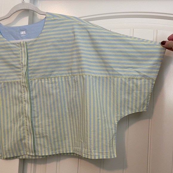 Lunya Airy Cotton Dolman Short sleeve shorts set size large - Picture 7 of 15